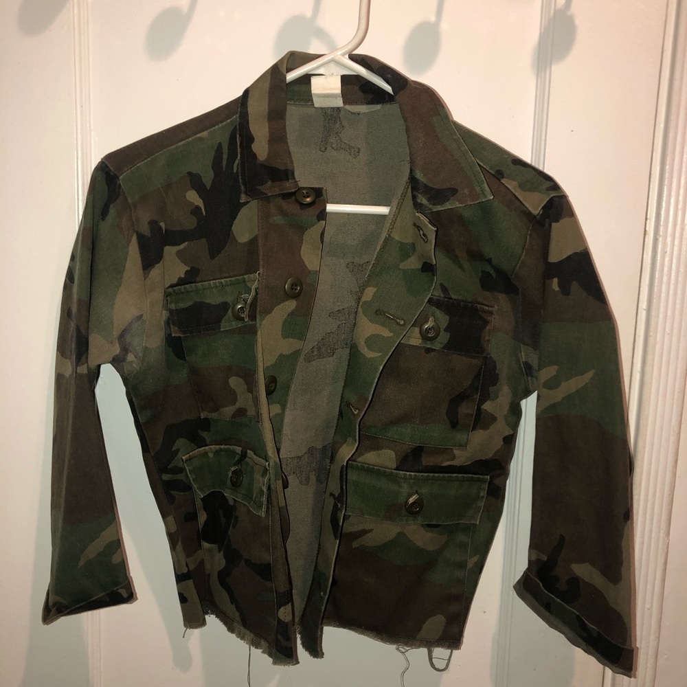 Cropped Army Jacket